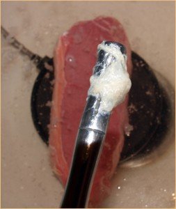 Chemical Filled Fat Sludge Collected for Burning