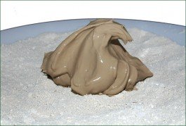 Hydrated Micronized Zeolite on a Bed of Zeolite Powder